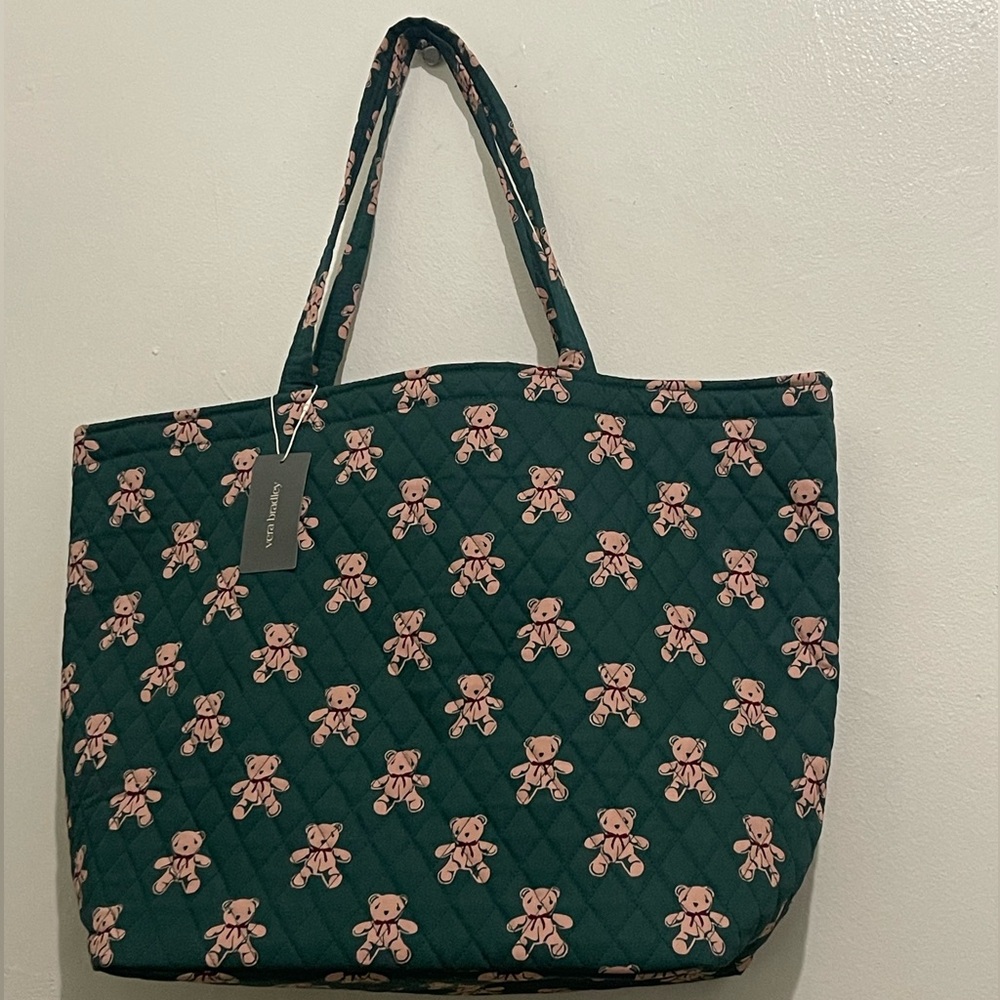 Vera Bradley Marston Grand Tote Bear Mosaic NWT